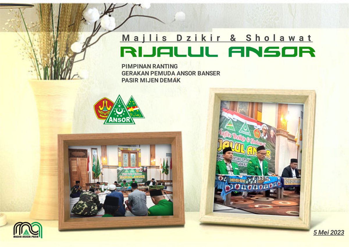 Syaiful30636334's tweet photo. 5 Mei 2023..

Giat Rutin Selapanan Malam Sabtu Pahing,
Majlis Dzikir &amp; Sholawat RIJALUL ANSOR RANTING PASIR.
Bertempat Di Musholla Al-Mannan Pengasuh K.Afiffudin.. https://t.co/4PBZ8A3Jk4
