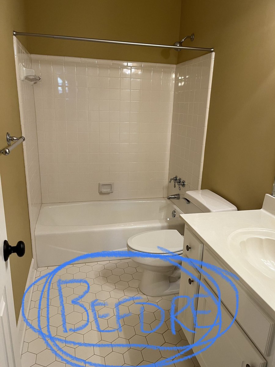 Bathroom Remodel Day! #bathroomdesign #remodel #HandyHero