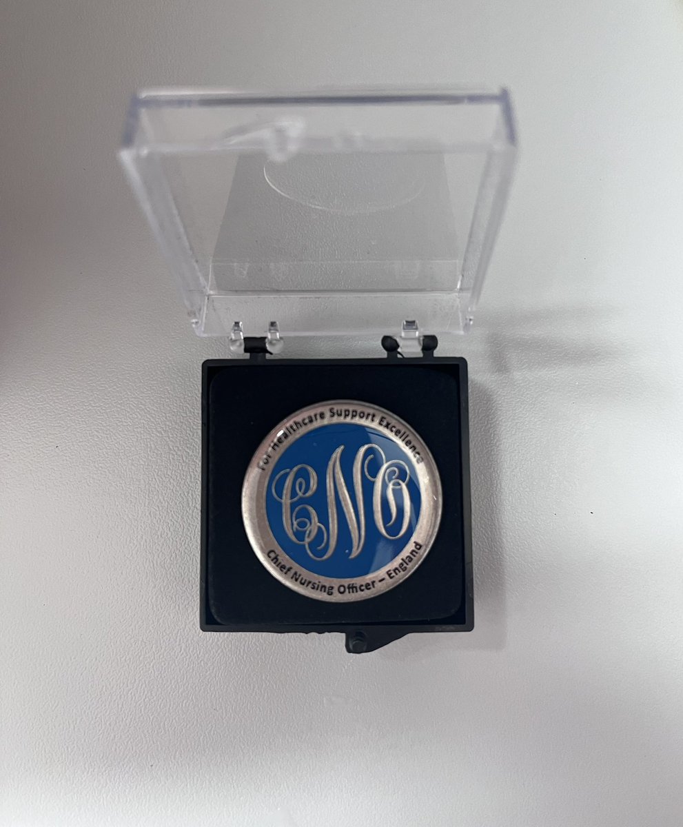 So proud of us and all we have achieved. We are honoured to receive this CNO award today for Healthcare Support Excellence 💙 <a href="/Michelle_Rxx/">Michelle Reilly</a> <a href="/Gateshead_NHS/">Gateshead Health NHS Foundation Trust</a>