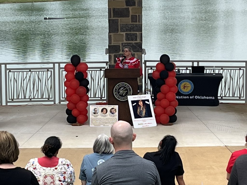 “Oklahoma sits on the top ten states for missing and murdered Indigenous people.”

#MMIW #MMIWG2S #MMIP #mmiwawareness2023