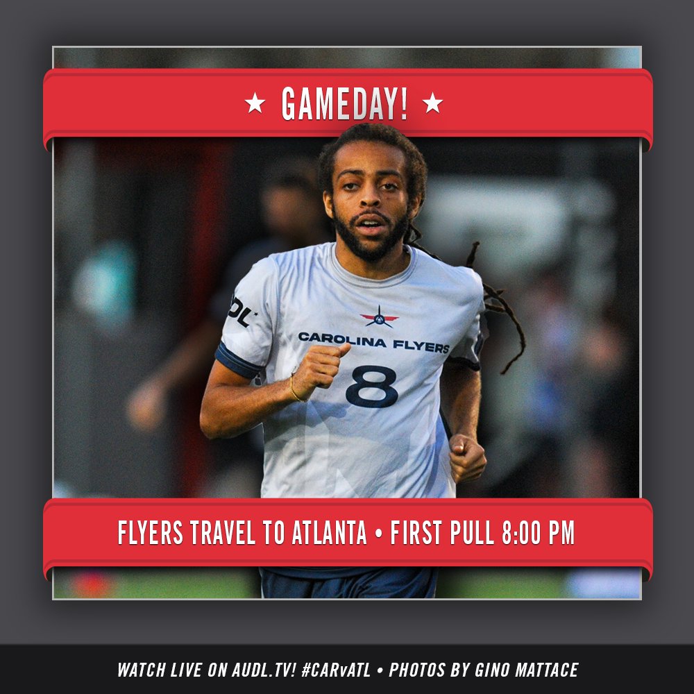 🚨 It's GAMEDAY! 🚨 We are heading south to take on <a href="/atlantahustle/">Atlanta Hustle</a> 😤 Catch us live at 8 PM on AUDL.tv! 💻📱
