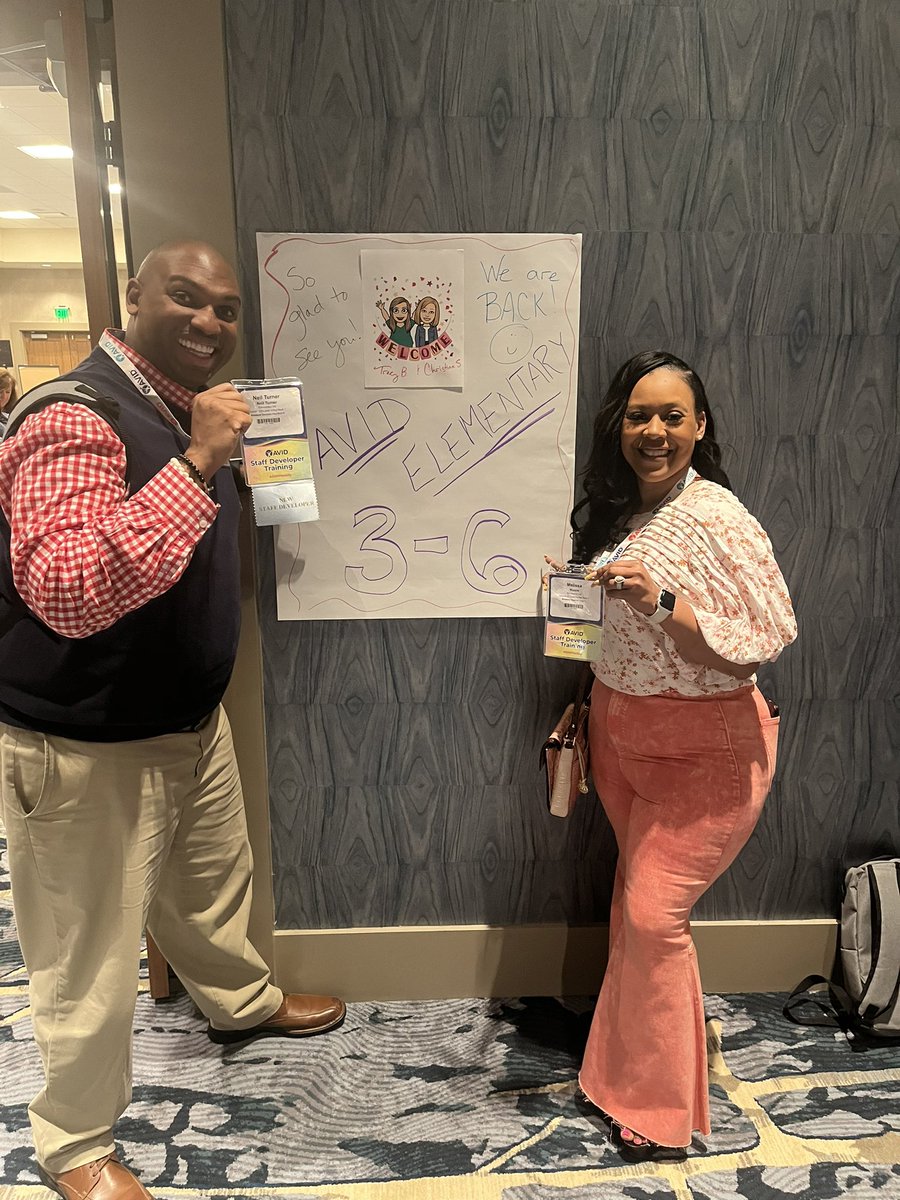 @OrlandoTurner7 and Melissa Moore AVID Staff Developers, representing Athens City Schools at AVID Training! We are so proud of you both!
#OneAthens  @AthensAIS @amseagles