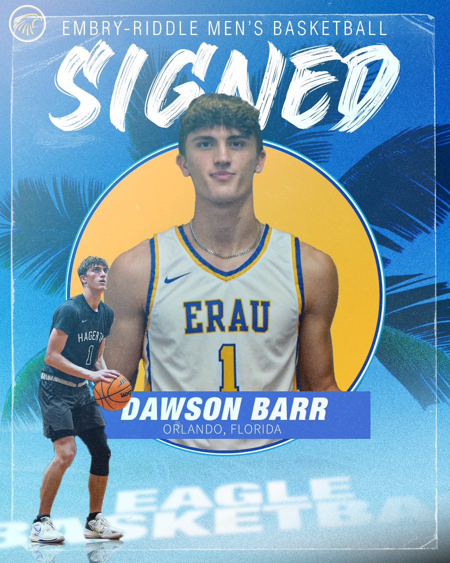 Excited to welcome <a href="/DawsonBarr1/">Dawson</a> to the <a href="/ERAUMBasketball/">Embry-Riddle Men's Basketball</a> Family! 

The Seminole County and District 9 Player of the Year, Dawson is going to be a great addition to our program and a great #StudentPersonPlayer 

#GoERAU