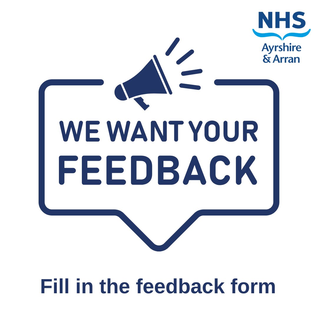 📣We want your feedback on the proposed changes to Systemic Anti-Cancer Therapy (SACT) Services in Ayrshire and Arran. You can complete our survey by visiting: smartsurvey.co.uk/s/SACTSurvey/ or fill in our short feedback form here: smartsurvey.co.uk/s/SACTFeedback/ @NAHSCP @sahscp @eahscp