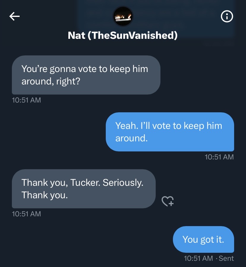 Tucker tweet media
