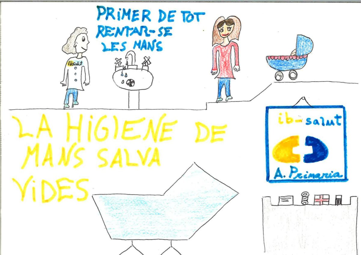 Gràcies a en  Nacho Moralejo Montes de Oca  🙌 <a href="/cssantagusti/">CS SANT AGUSTÍ</a> per participar al 1r concurs de dibuix infantil✏️ #higienemansIB d'Atenció Primària de Mallorca

#higienedemans #apalteucostat 🧼👋 <a href="/SApmallorca/">SeguretatPacient_APMallorca</a>