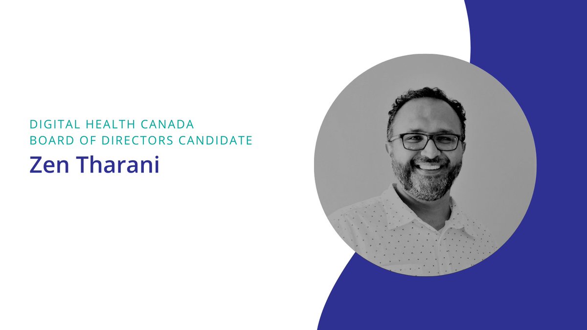 DigiHealthCA's tweet photo. As a current Digital Health Canada Board member (running for re-election), @ZenTharani (Xenex Consulting Inc.) brings a demonstrated track record of mentorship, exceptional leadership, and expertise in the field of informatics. Learn more at https://t.co/9jRYpdHaw4 https://t.co/642zocCFBv