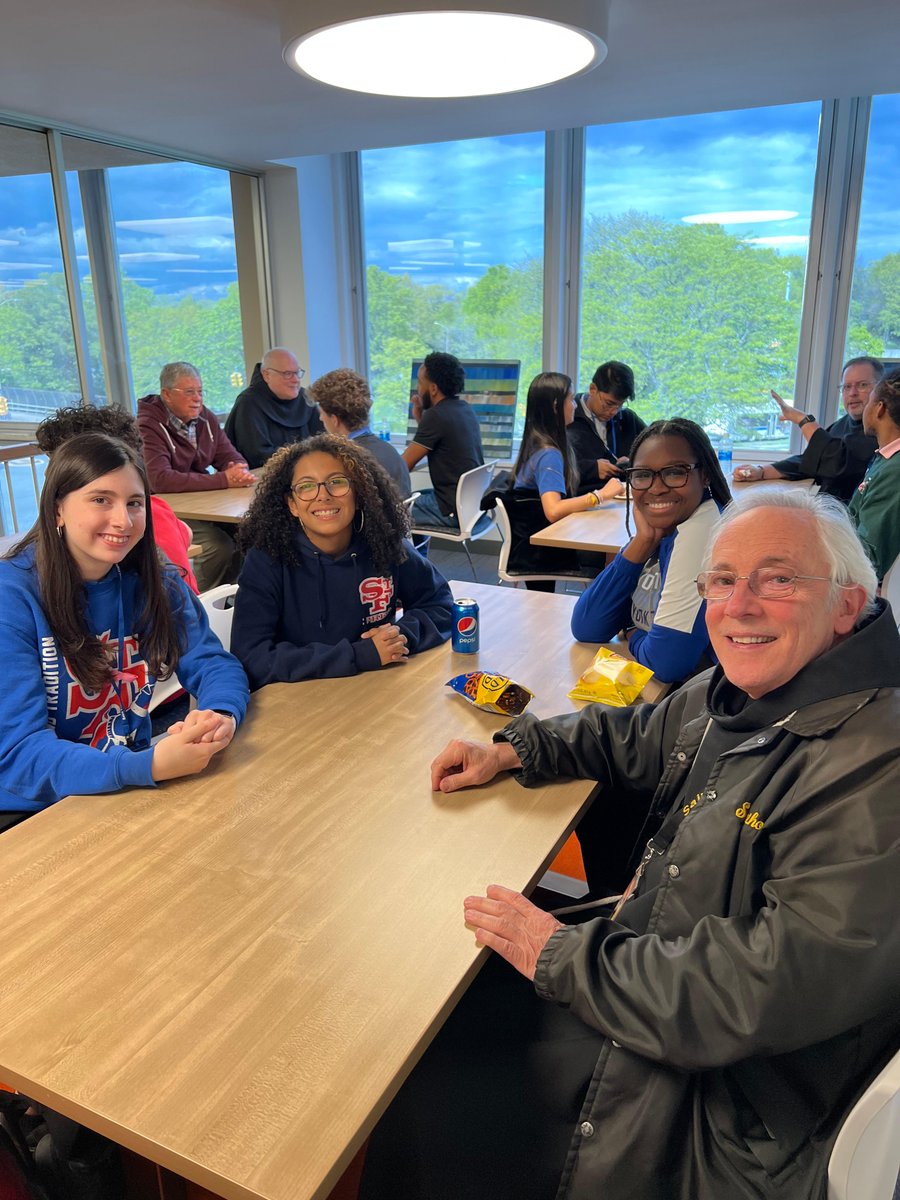 Earlier this week our Franciscan Youth Movement invited the Franciscan Brothers for a meet and greet where they talked about the mission of FYM and about all the great things they do. Our FYM students loved getting to meet with the Brothers!