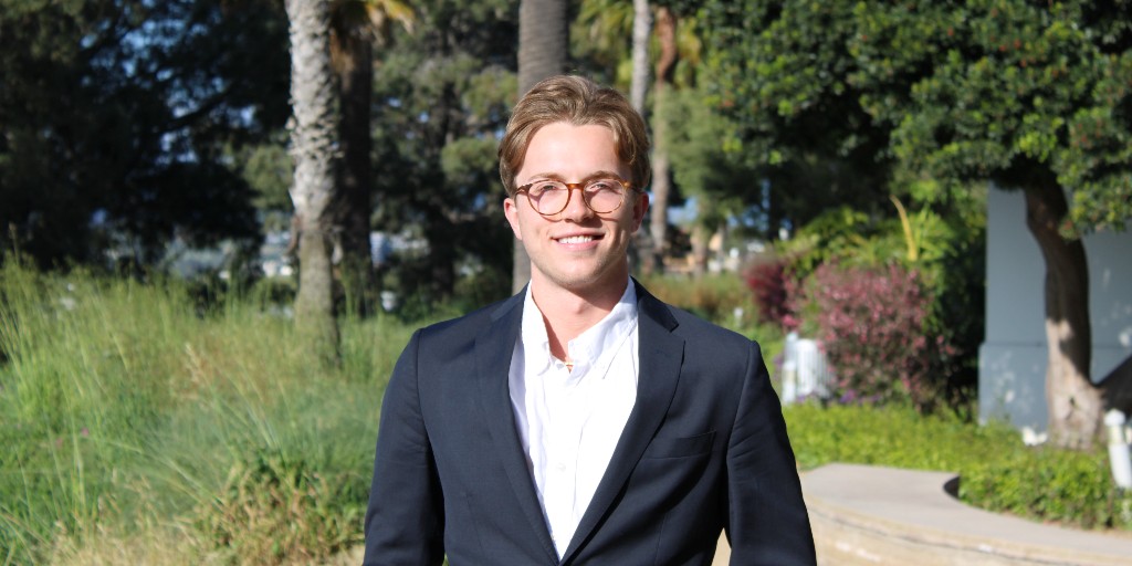 What advice does graduating senior Andrew Nester have for incoming #FutureLions? Don't wait to take advantage of all that @LMUCareers has to offer. Read about his road to success in this week’s student spotlight: LMU.edu/profiles. #Outcomes #LMU27 #TransferLions #LMU23