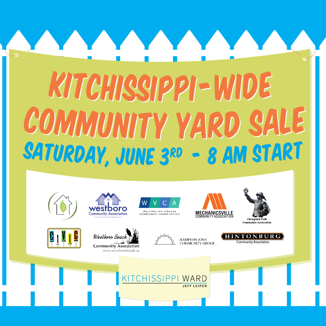 Kitchissippi's community associations have again co-ordinated the date for their neighbourhood garage sales! Neighbours are encouraged to hold their garage sales on June 3 starting at 8 am this year. kitchissippiward.ca/content/2023-k…