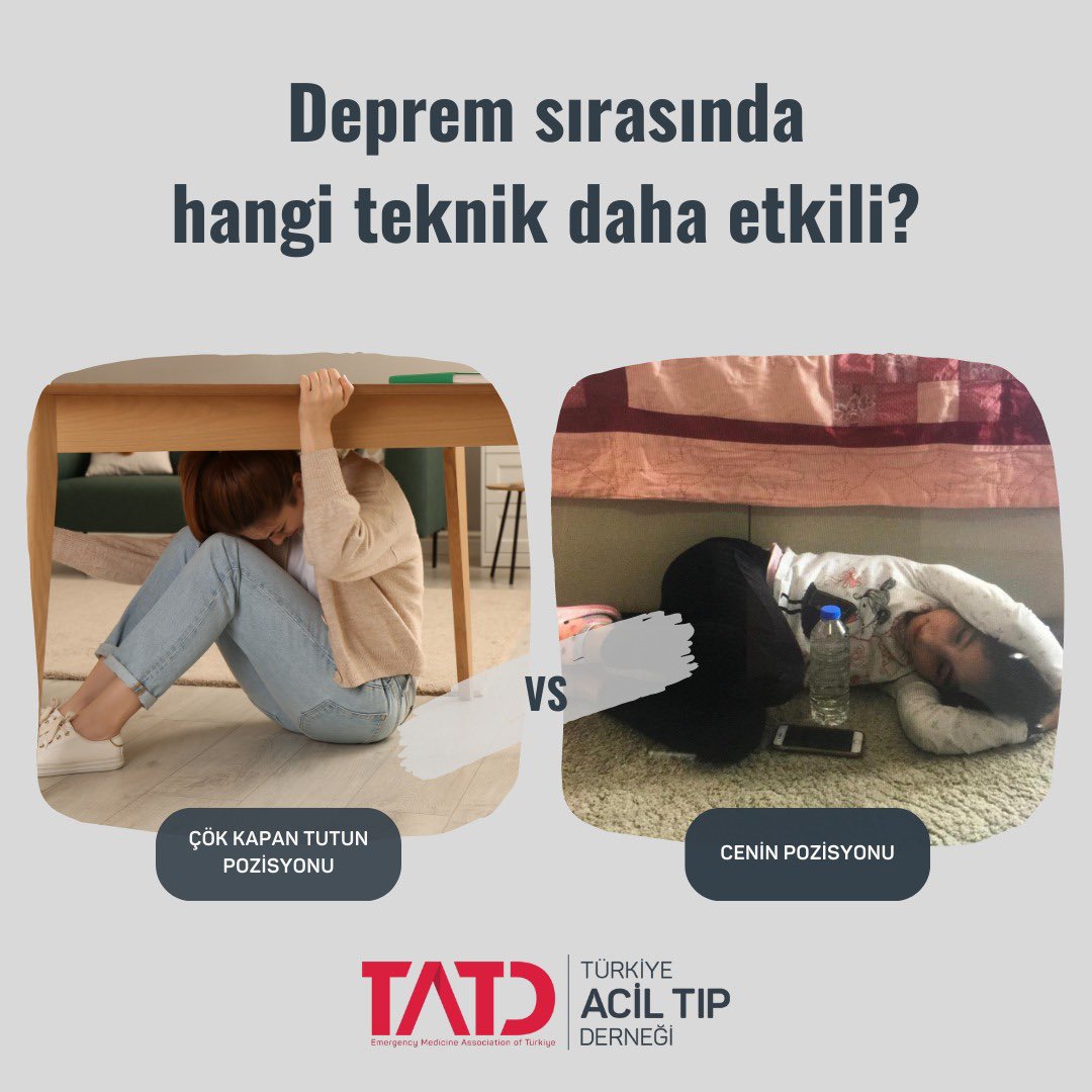 ‘Çök-kapan- tutun’ tekniği ile ‘cenin pozisyonu’nun karşılaştırıldığı bilimsel çalışma,dünyanın en büyük afet kurumu olan World Association for Disaster and Emergency Medicine(WADEM-Dünya Afet ve Acil Tıp Derneği) yayını olan “Prehospital Disaster Medicine” dergisinde yayınlandı.