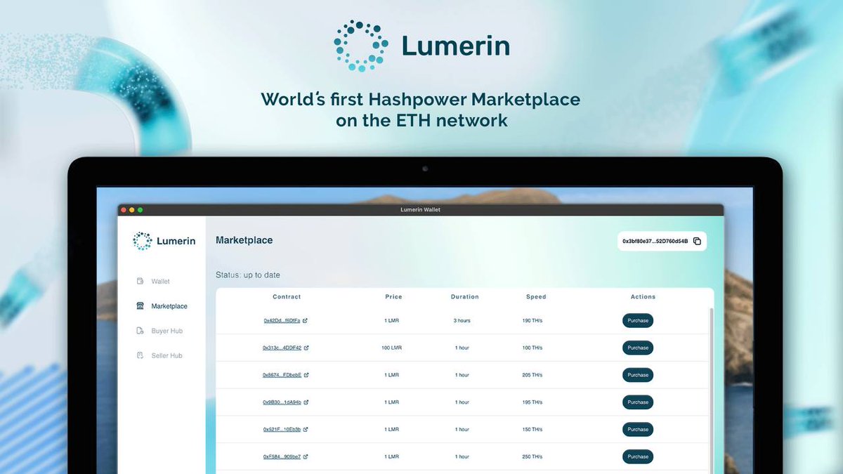 📣 The Lumerin Hashpower Marketplace Beta is live! Curious about what it is & how it works? Here's an educational thread to get you up to speed!👇

#Lumerin #testnet #BTC #Hashpower #Marketplace
