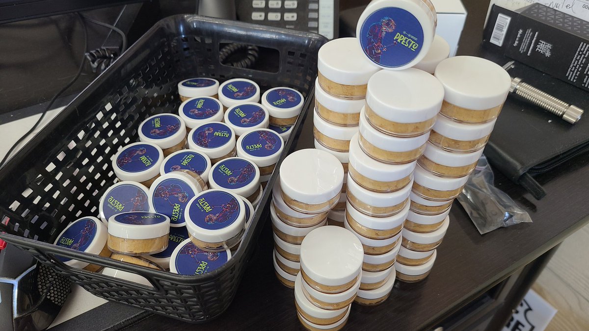 Working to get these samples online this afternoon!  

New Barrister and Mann scent - Presto!