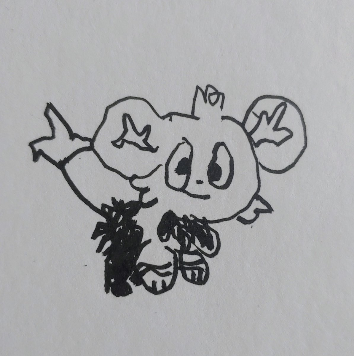 RT @shanhorandraws: Pokemon I drew with my left hand: a thread

Shinx https://t.co/gxykt7WrHE