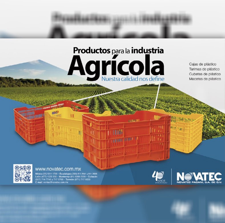 RT @TecnoAgroMX: Productos para la industria agrícola Novatec Pagani
.
.
.
.
#TecnoAgro #revista #agro #agricultura #agrícola #revistaagrícola #larevistadiferente #campo #campogrande #agronomia #agriculturafamiliar #fertilizantes #fertilizante #Herbicida…