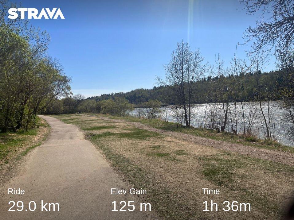 Tea-liveries with a little river valley trail thrown in.  <a href="/TheTeaGirlYEG/">The Tea Girl</a> #yegbike #yegdt