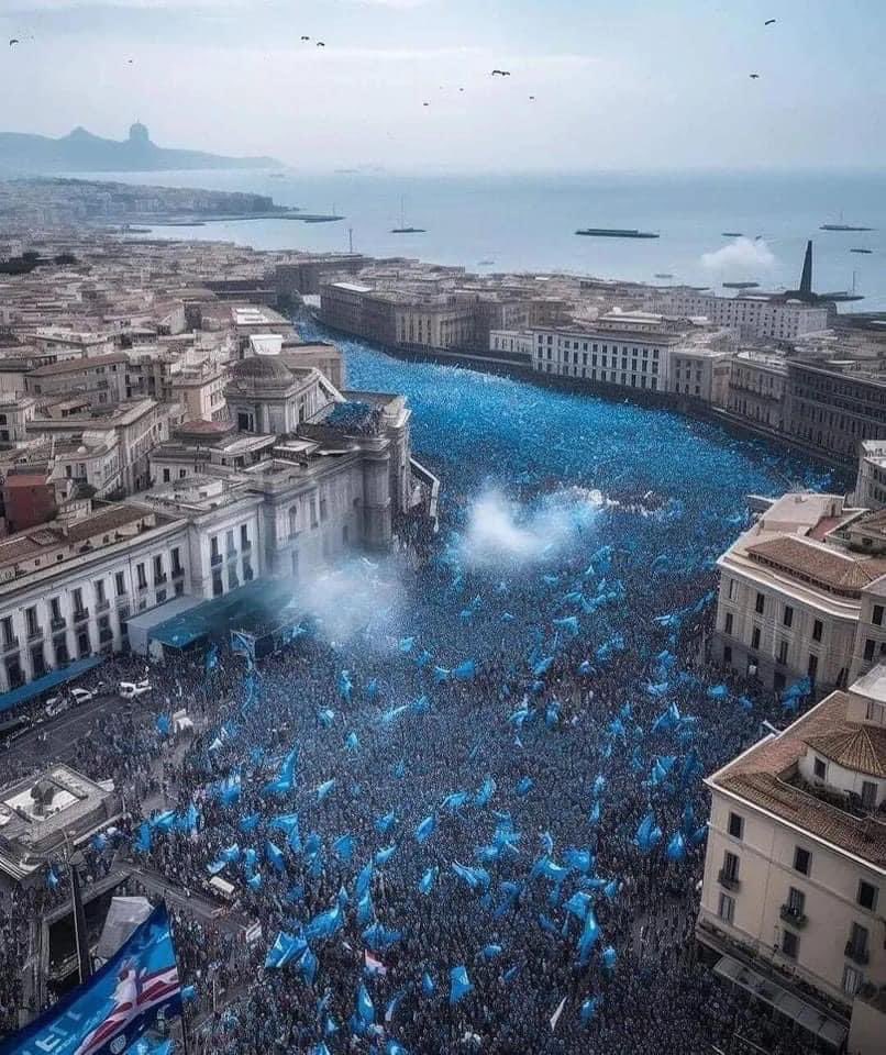 Celebrations in Napoli! Simply exceptional!