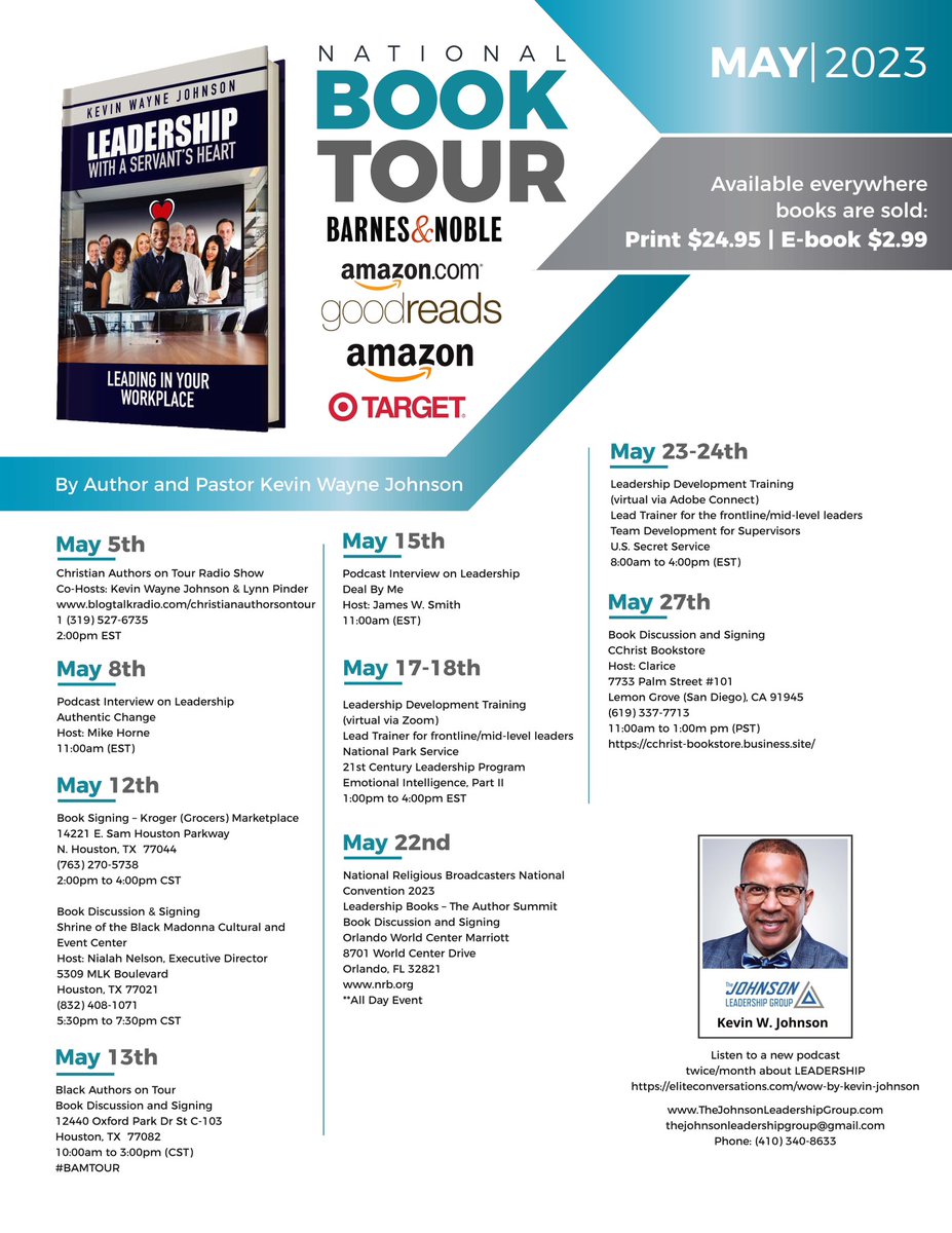 The national conversation on the timely topic of leadership continues in the month of May at a venue near you. Your perspective adds value to our agenda and desired outcomes. Houston and San Diego - get ready! Better leaders make the world a better place!
#LeadershipDevelopment