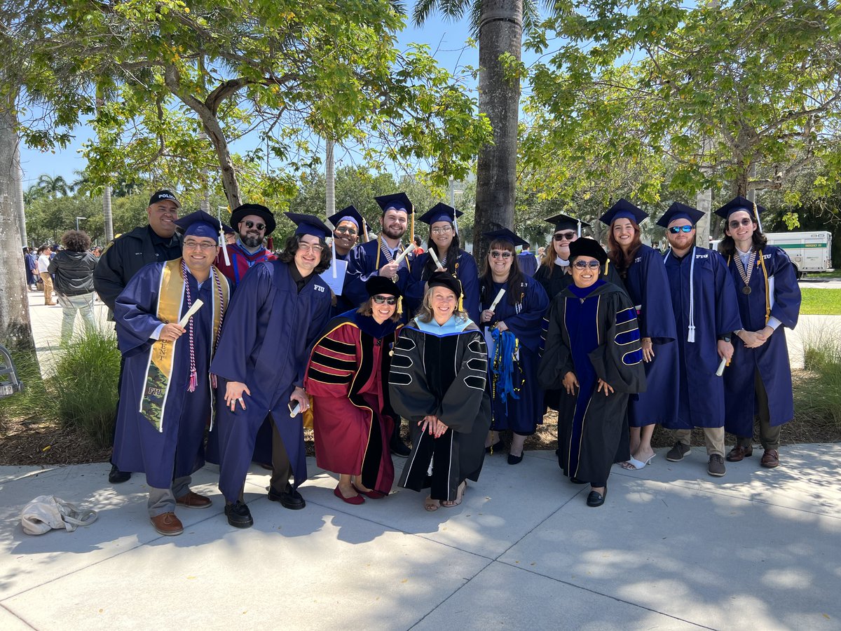 We are SO PROUD of all our <a href="/FIU/">FIU</a> graduates, so we hope you're ready for some photos. Here we are celebrating our BA and MA graduates right after the <a href="/fiu_sipa/">FIU Green School</a> commencement yesterday!