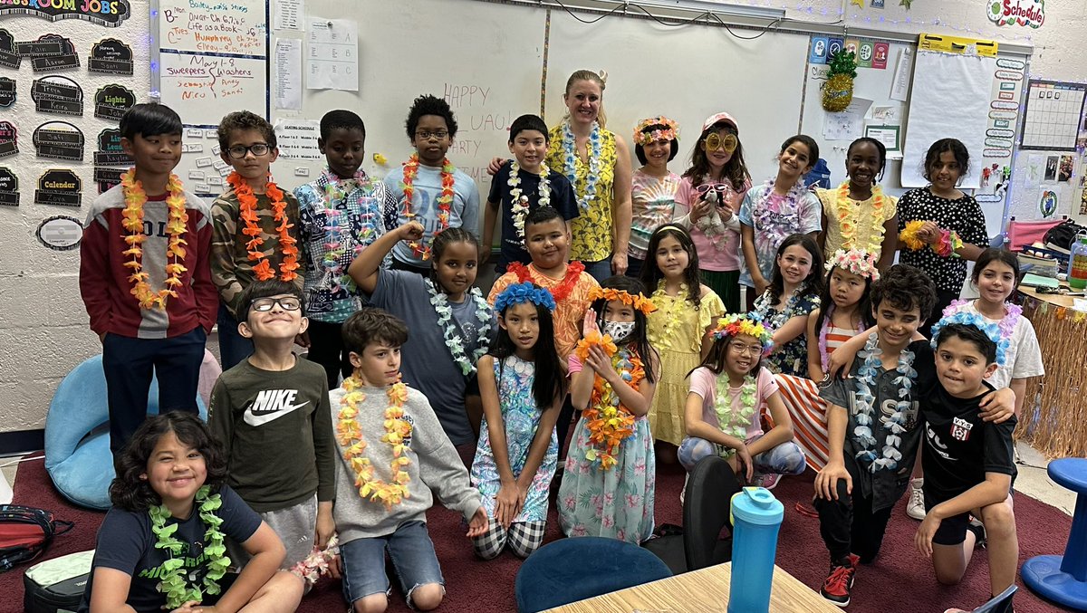 Hula, drawing a hibiscus flower, “island themed” Pictionary, snacks, and LILO &amp; Stitch! Students earned this fun and relaxation after preparing so hard for the Reading SOL! #FHHighlights