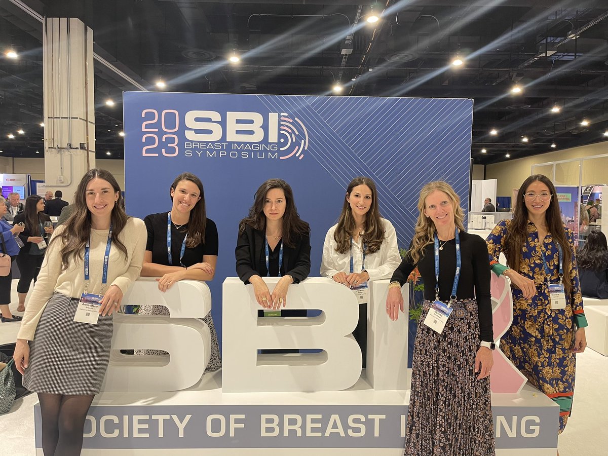 MarinaCorinesMD's tweet photo. One of the best parts about #SBI2023 is getting to spend time together! So grateful to have such incredible mentors and role models 🌟 @KatiaDodelzon  @KatzenJanine @MReichmanMD @juliatallahMD @am_brisson @WCMRadiology @WCMRadRes @BreastImaging https://t.co/zW0WAqd3fJ