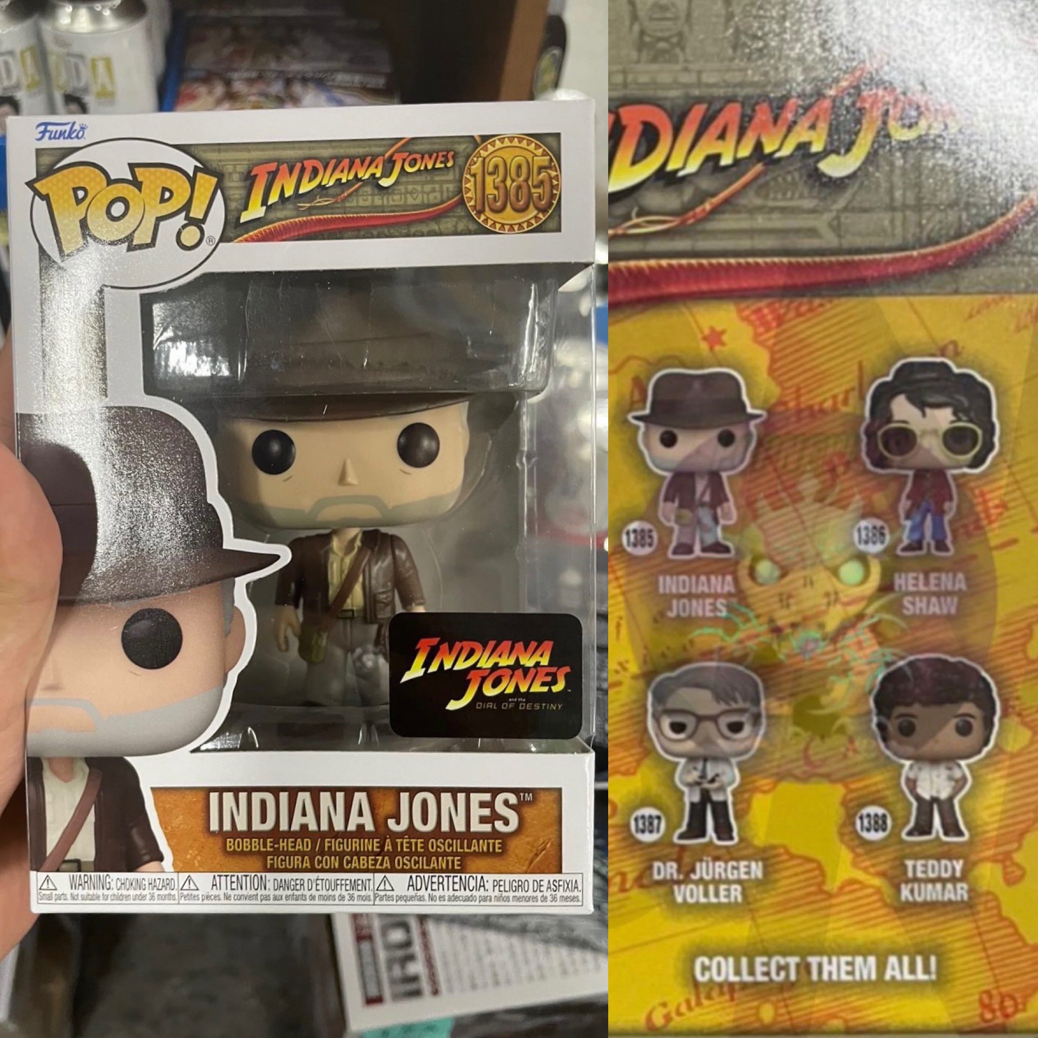 Funko Pop! Indiana Jones and the Dial of Destiny Dr. Jürgen Voller Vinyl  Figure