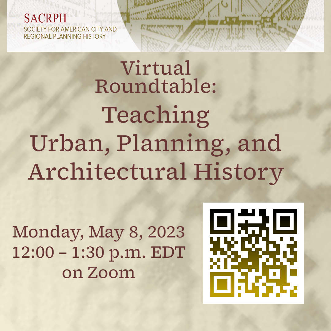 @SACRPH We hope you can join us for next week's virtual roundtable with historians who teach in professional schools, including: @merlinc2, @clairemdunning, @ATErickson, @kmschank, and Matt Lasner. Register at: sacrph.org/events
