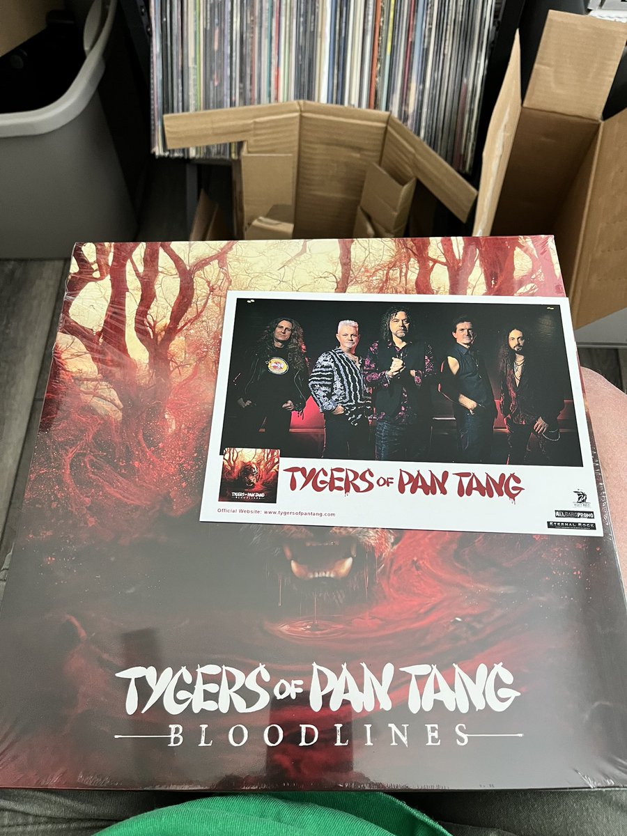 Arrived on release day from overseas, including signed band pic! Thanks @tygersofpantang ! @MetalExpress