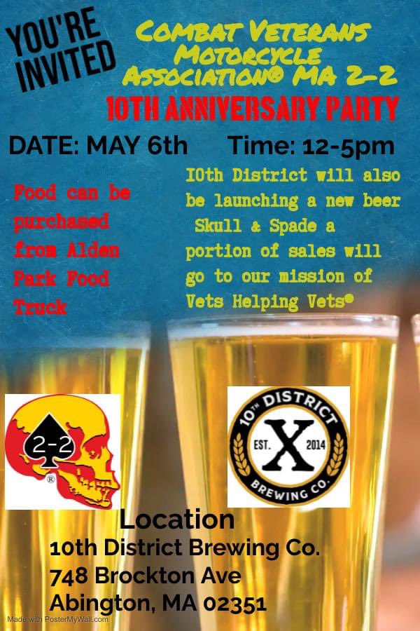 iafff78's tweet photo. • TOMMOROW • @10thBrewing 

#DontMissIt #SupportOurVets #HanscomAFB #IAFFnewsdesk #PFFM #IAFF #FLocal78 #UnionStrong #AirForce #FederalFireFighters #BringYourBikes https://t.co/XZ7vtDAVTz