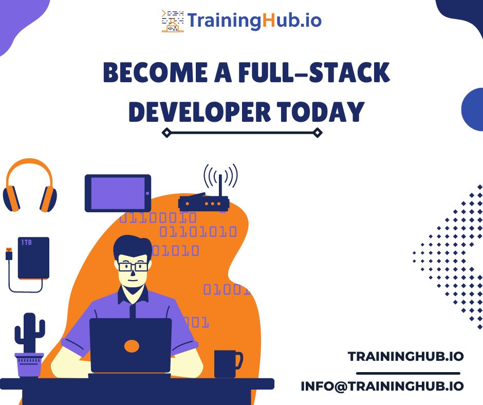 TrainingHubCAN's tweet image. We offer full-stack developer training that covers everything from the basics of web development to more advanced concepts. Our program is designed to give you the skills and knowledge you need to become a successful full-stack developer.