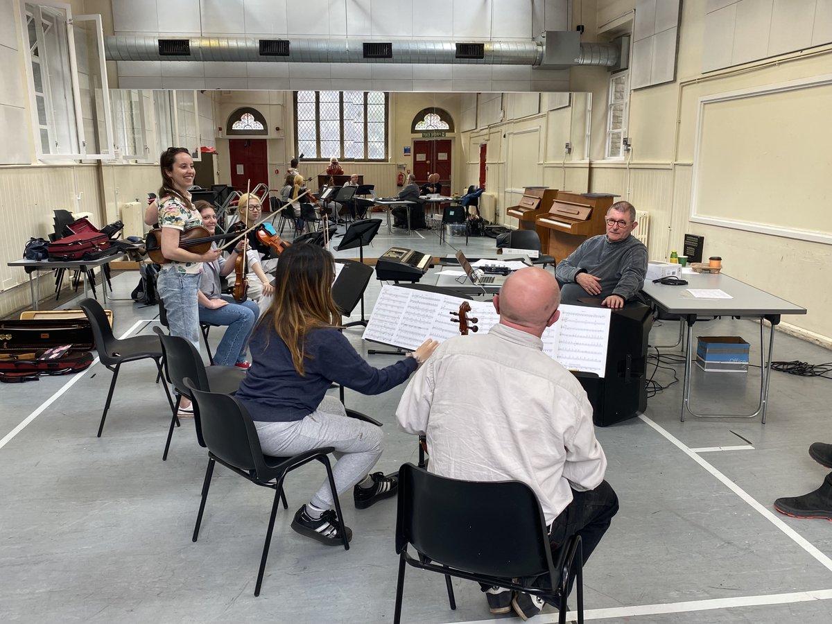 IllustriousCo1's tweet photo. Strings rehearsals with John Wesley Barker are going 👌 for our ONE OFF show tomorrow, Music for total 3D sonic immersion at The Octagon Sheffield.  

 Tickets are still available via the link below!!  

https://t.co/JL20ZsiLnc https://t.co/ugcmaW7akJ
