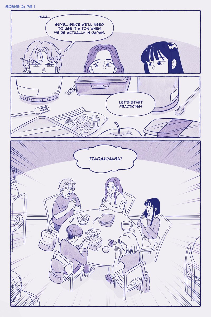 jolihamada's tweet image. HIMAWARI HOUSE x ALMOST AMERICAN GIRL

A Japanese-American meets a Japanese-Korean transfer student who seems more Japanese than her. Insecurities arise when they go on a class trip to Japan, and they must learn to accept their mixed identities. #APIpit #GN #YA #OWN #IRMC