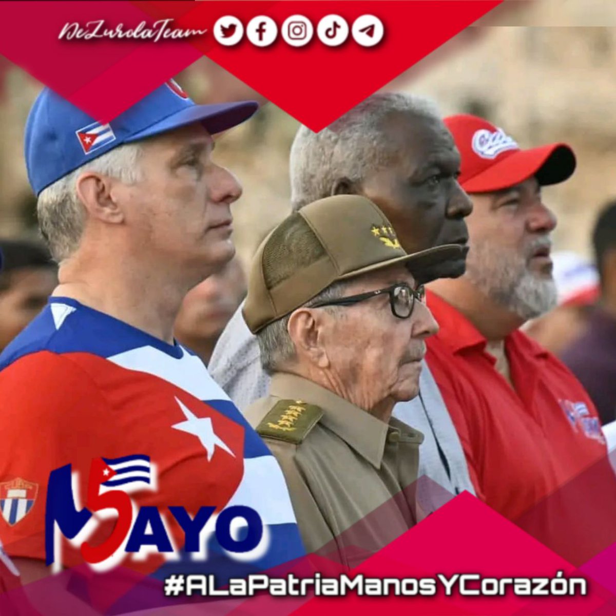 📣Generación histórica y continuidad en unidad indisoluble 
¡Viva Cuba!
#ALaPatriaManosYCorazón 
#CubaGanó

#DeZurdaTeam  🤝