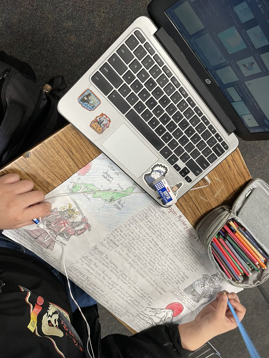 Student choice boards; Japan Thought Notes 📝🇯🇵 #WorldHistory <a href="/NorthParkAA/">NPAA</a>