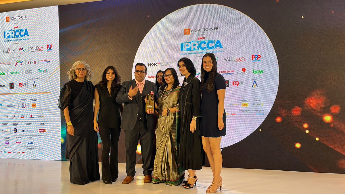 exchange4media group (@e4mtweets) on Twitter photo Our heartiest congratulations to <a href="/PRPundit_India/">PR Pundit Havas Red</a> and <a href="/HKStrategies/">Hill & Knowlton</a> for winning Large PR Consultancy of the year Title at e4m IPRCCA 2022 !
#e4mIPRCCA #e4mPRCorpComm #e4mevents #e4mPRawards
<a href="/anuragbatrayo/">Anurag Batra</a> <a href="/nawalahuja/">Nawal Ahuja</a> <a href="/karanbhatias/">Karan Bhatia</a> Our heartiest congratulations to <a href="/PRPundit_India/">PR Pundit Havas Red</a> and <a href="/HKStrategies/">Hill & Knowlton</a> for winning Large PR Consultancy of the year Title at e4m IPRCCA 2022 !
#e4mIPRCCA #e4mPRCorpComm #e4mevents #e4mPRawards
<a href="/anuragbatrayo/">Anurag Batra</a> <a href="/nawalahuja/">Nawal Ahuja</a> <a href="/karanbhatias/">Karan Bhatia</a>