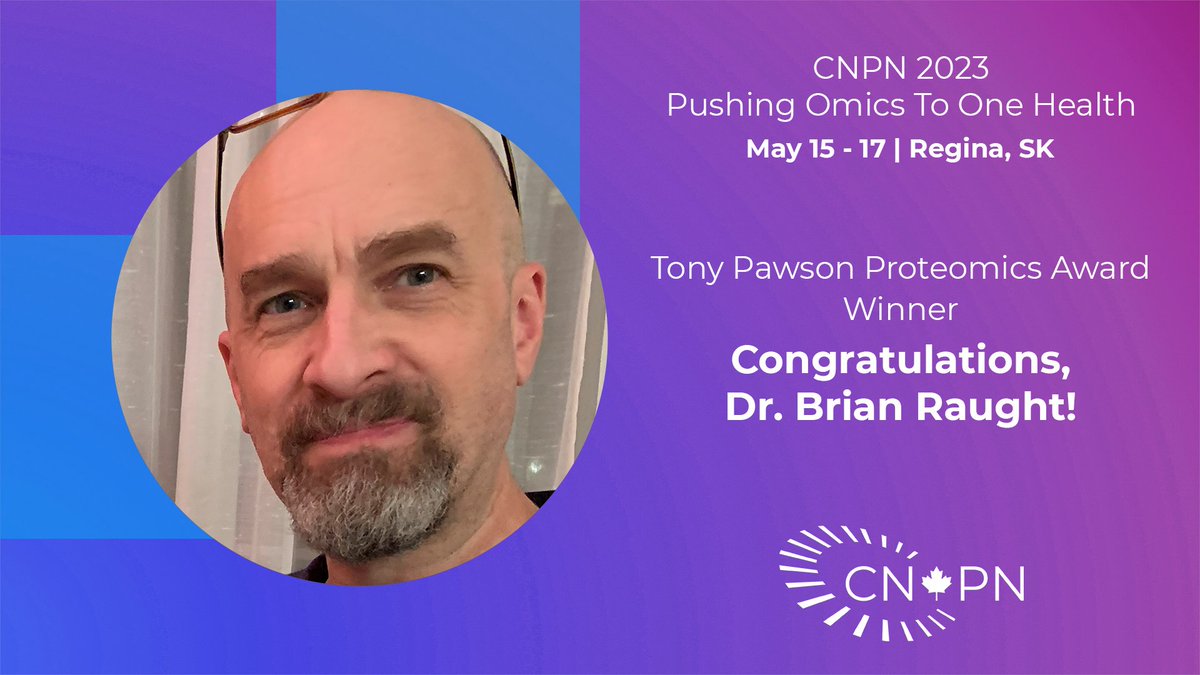 CNPN is pleased to announce that Dr. Brian Raught is the 2023 recipient of the Tony Pawson Proteomics Award for his contributions to developing and applying new MS techniques to identify and characterize protein-protein interactions and post-translational modifications.