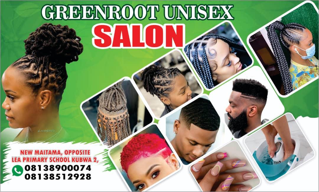 Olaforruth's tweet image. GreenRoot Unisex salon is now open at Kubwa village market along 
L. E. A primary school
Woman bokun street
We offer all kinds of dreads styles
Braids 
Fixing of weaveon 
Pedicure and manicure pls do well to patronize us 
#dreadlife 
#AbujaTwitterCommunity
#abujastreet
