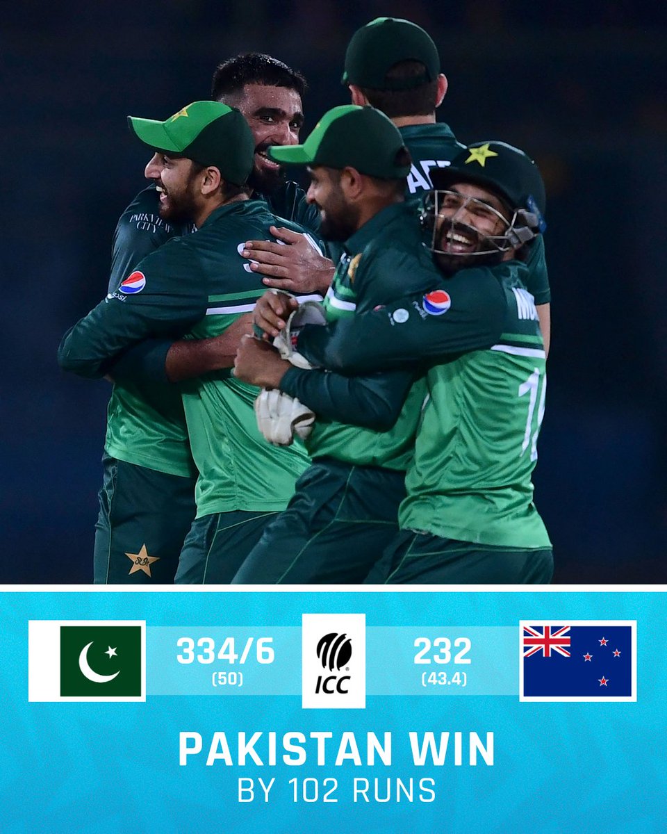 Four in four! 🤩 Pakistan edge closer to a clean sweep after a thumping win in Karachi in the fourth ODI 👏 #PAKvNZ | 📝: bit.ly/PAKvNZ-ODI3