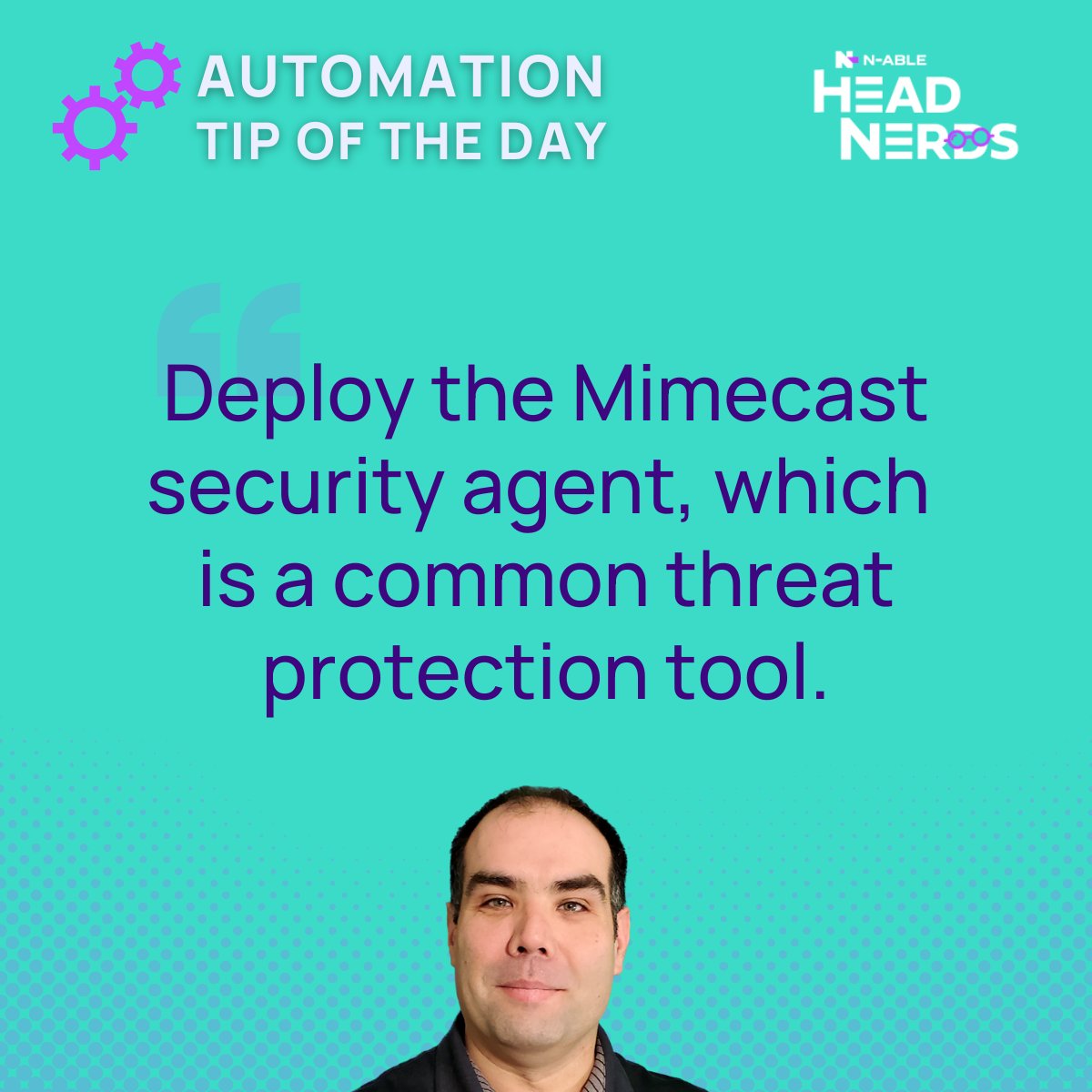 automation_nerd's tweet image. "#AutomationTip: This policy will deploy Mimecast Security Agent using an organisation key specific to each customer in a specified MSI Path.
This is a common and helpful threat protection tool.
success.n-able.com/kb/nable_n-cen…"
#Mimecast #security #MSP
