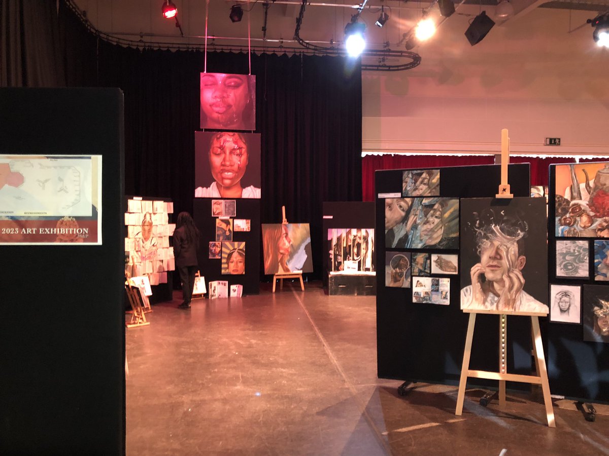 TrinityHighChap's tweet image. A privilege to see God’s gifting and creativity expressed in our GCSE + A-Level art exhibition. Thank you, talented students 🙏👏❤️ @TrinityHighArt @TrinityHigh6th