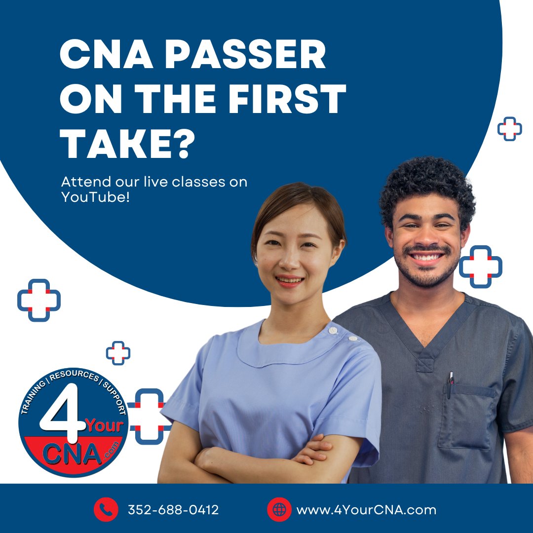 4yourcnaT's tweet photo. Want to pass the CNA exam on first try? Attend our live classes every Monday and Wednesday from 9AM to 1PM. Here are the schedule and topics for the class 🤩

Don't forget to follow us for more updates!
#4YourCNA #CertifiedNursingAssistant #Prometric #nursingassistant https://t.co/F2IdYs3IsG