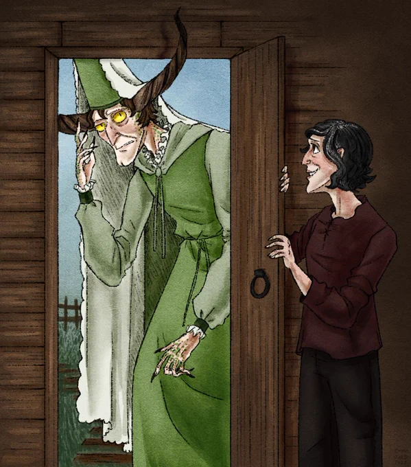 Tall demon boyfriend ship with .