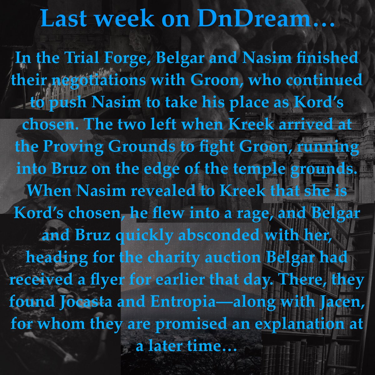dndreamroleplay's tweet photo. What was your favorite part of last week’s stream? What are you most looking forward to this week? #dndreampodcast #dnd #dndsession #sessionrecap https://t.co/HZZFN0kg35
