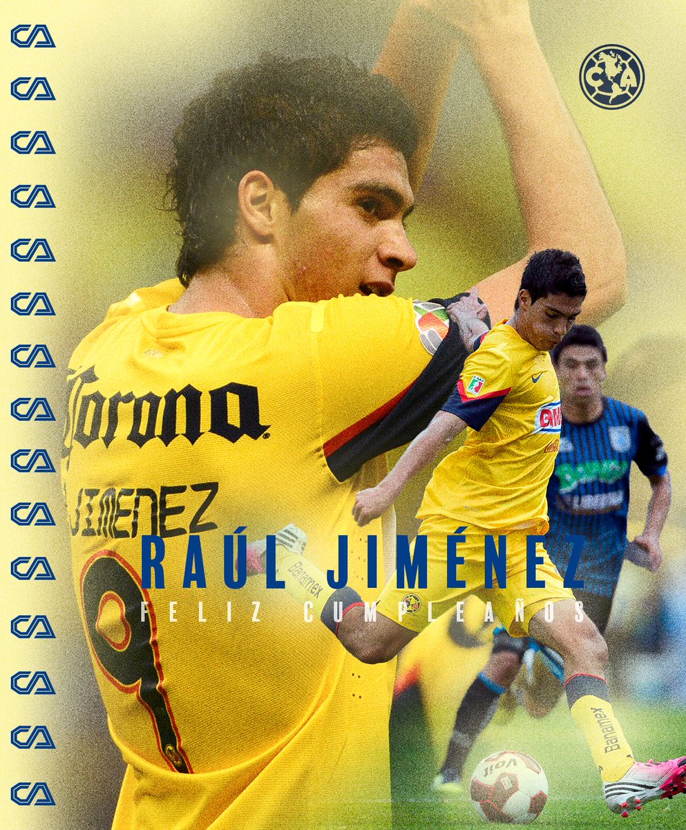 ¡Feliz cumpleaños, Raúl Jiménez!  🎉✨
Una historia de grandeza en el Nido 💙🦅💛
@Raul_Jimenez9 es #SiempreÁguila 🦅
#SomosAmérica #ÁguilasDesdeLaCuna