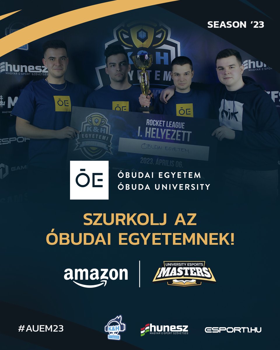 HungarianRLTournaments (@hrlt_hu) on Twitter photo Tartsatok velünk május 6-án, szombaton 10:30-tól Twitch-csatornákon, kövessétek figyelemmel az <a href="/uni_obuda/">Óbudai Egyetem</a> szereplését az Amazon University Esports Masters selejtezőjén! 😎
Élő adás: twitch.tv/hungarianrltou… Tartsatok velünk május 6-án, szombaton 10:30-tól Twitch-csatornákon, kövessétek figyelemmel az <a href="/uni_obuda/">Óbudai Egyetem</a> szereplését az Amazon University Esports Masters selejtezőjén! 😎
Élő adás: twitch.tv/hungarianrltou…