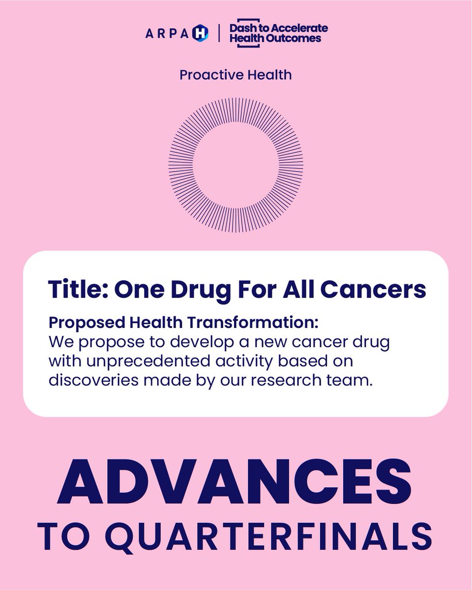 polyplexors's tweet image. Congrats to Anuradha Lingappa on advancing to the Exceptional Eight in the Proactive Health Focus Area! 🥼🧬View the entire bracket and cast your votes at Polyplexus.com/HealthDash. 
#ARPAHDash #Polyplexus #ExceptionalEight