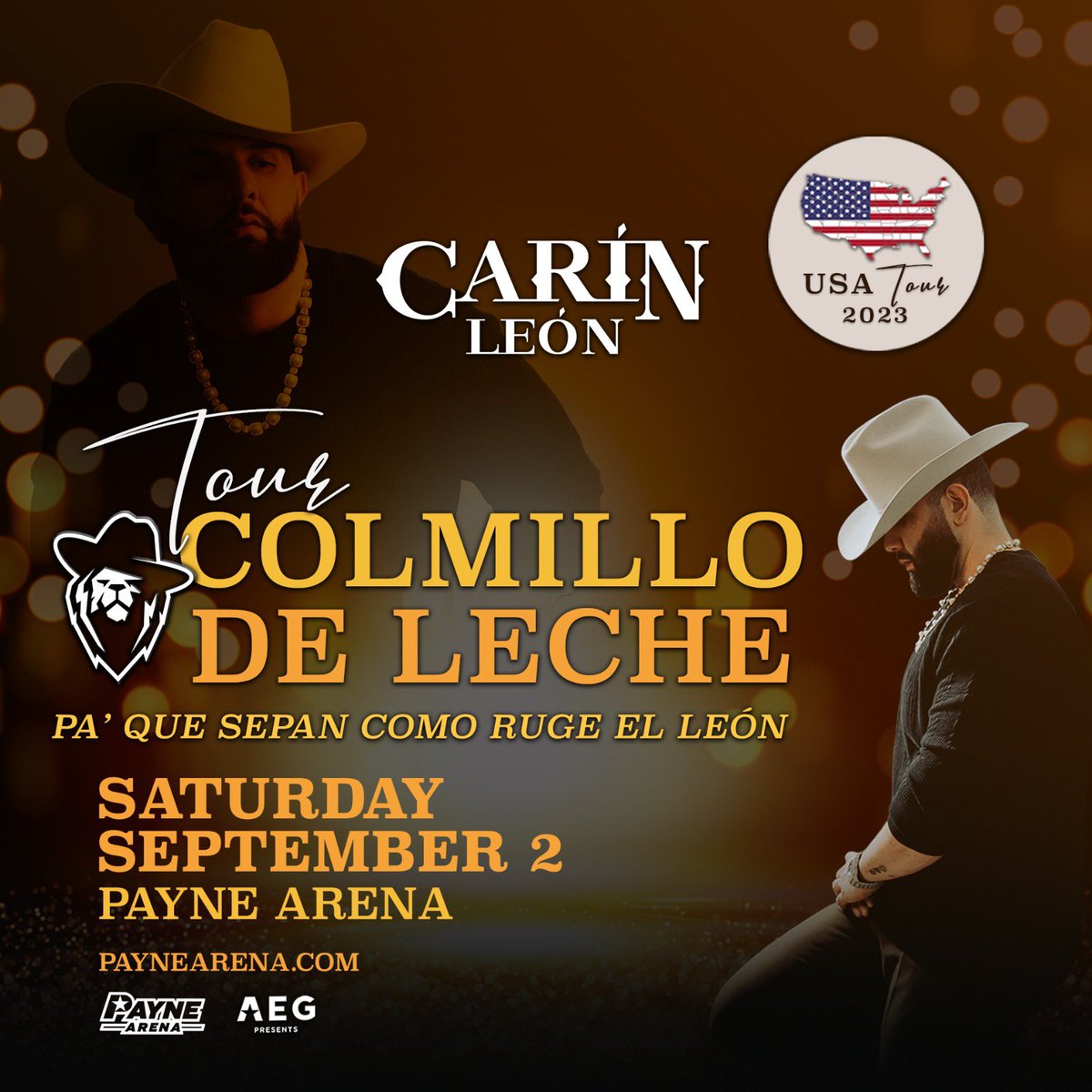 2 NOCHES 🔥🔥🔥🔥🔥🔥🔥

Ahora si doble desvelada  en la boda del huitlacoche con @carinleonoficial!!!!!!

2 noches!  
🗓1 y 2 de septiembre
📍Payne Arena , Hidalgo Tx

Boletos ala venta este 11 de Mayo 10 am para ambas fechas!!! En taquillas y en paynearena.com