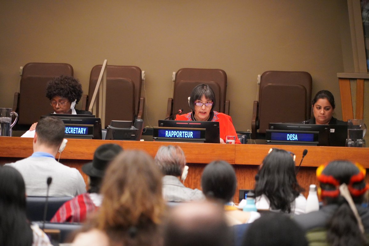 The draft report of the 22nd Session of the UN Permanent Forum on Indigenous Issues, including with oral amendments, is now on our webpage. Click here to view the report: bit.ly/3AYdPa9
#WeAreIndigenous