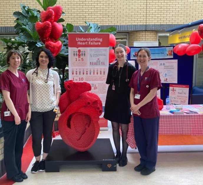 Congratulations to the Heart Efficiency Team in Tallaght University Hospital, promoting Heart Failure Awareness amongst colleagues and patients. #SpreadTheWord #HeartFailureAwarenessWeek  #heartfailure4nurses #letsbumpupthepump #25in25 @IAHFNurses #WeareTUH