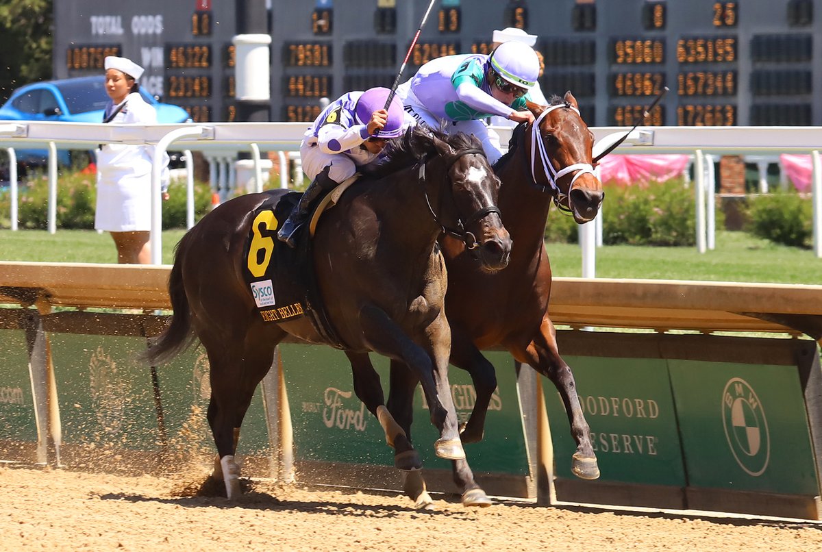 InnovationDavis's tweet photo. Red Carpet Ready in a thrilling finish to win the G2 Eight Belles Stakes today for trainer Rusty Arnold and owners @AshbrookFarmKY and Uplands Flat Racing, @luissaezpty up. Congratulations to all connections. #RedCarpetReady #EightBelles #KyOaks https://t.co/4hrLoiVIJs